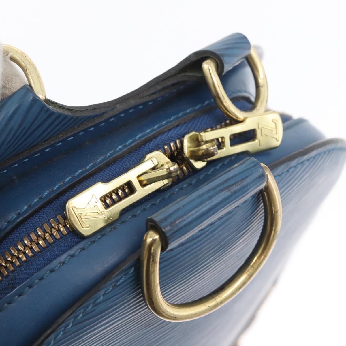 LOUIS VUITTON Epi Mabillon Backpack Blue M52235 LV Auth ARZ199