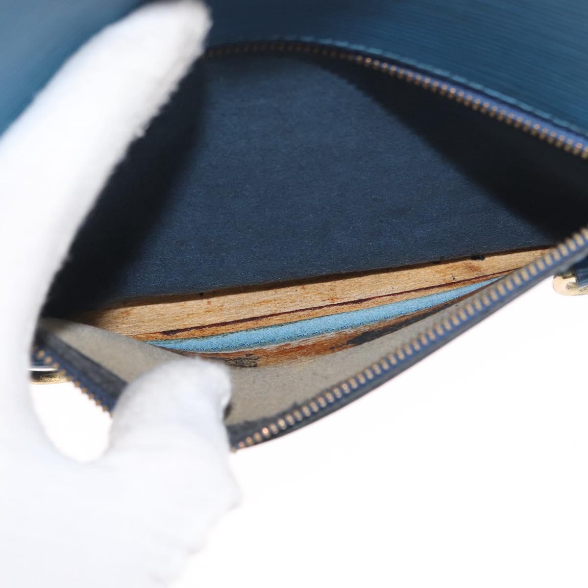 LOUIS VUITTON Epi Mabillon Backpack Blue M52235 LV Auth ARZ199