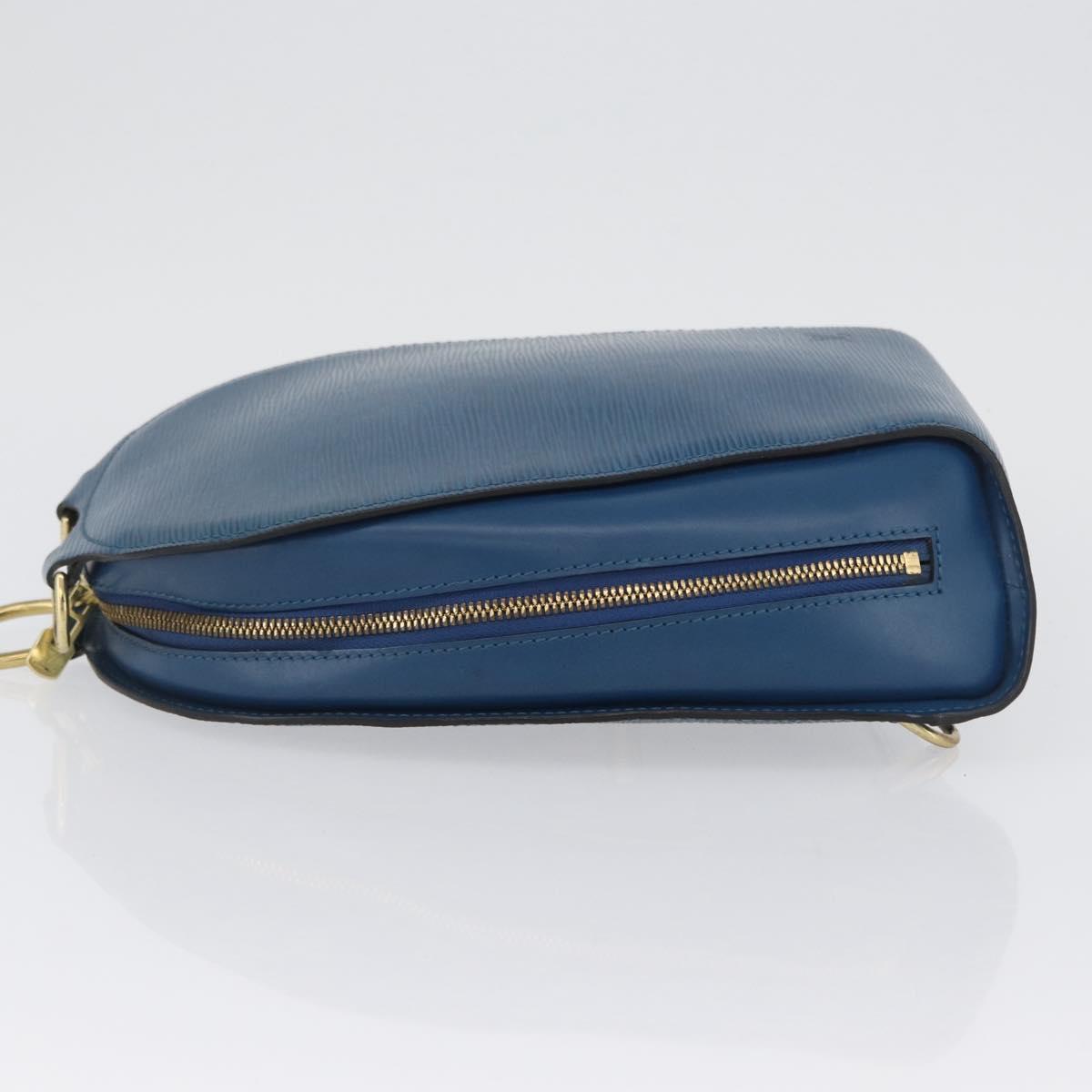 LOUIS VUITTON Epi Mabillon Backpack Blue M52235 LV Auth ARZ199