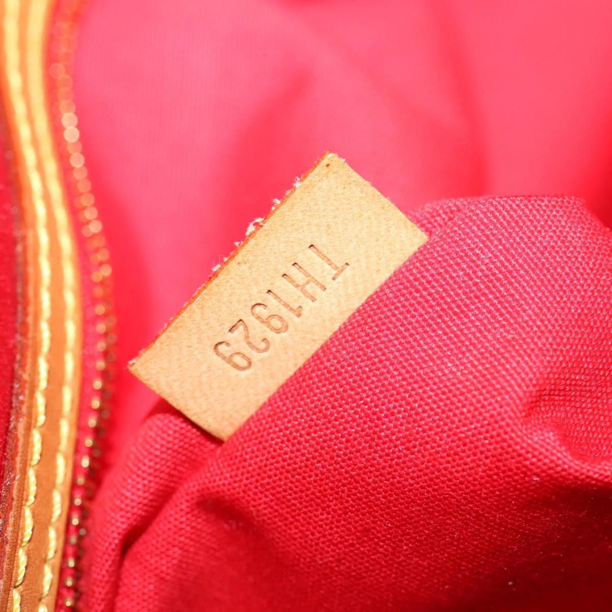 LOUIS VUITTON Monogram Vernis Reade GM Tote Bag Rouge M91084 LV Auth ARZ211