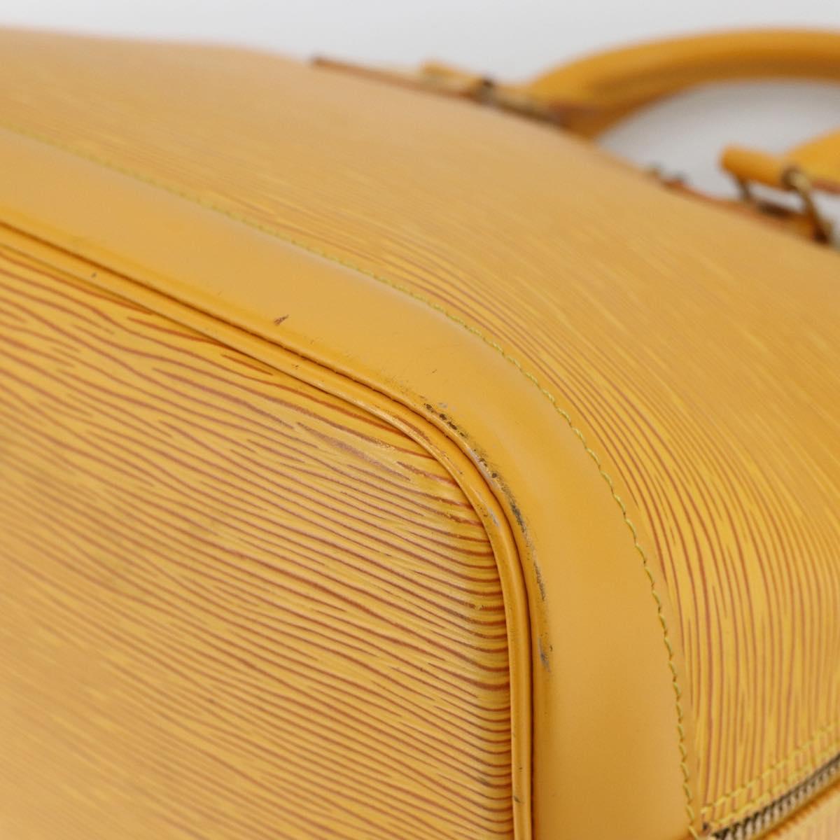 LOUIS VUITTON Epi Alma Hand Bag Yellow M52149 LV Auth ARZ222A