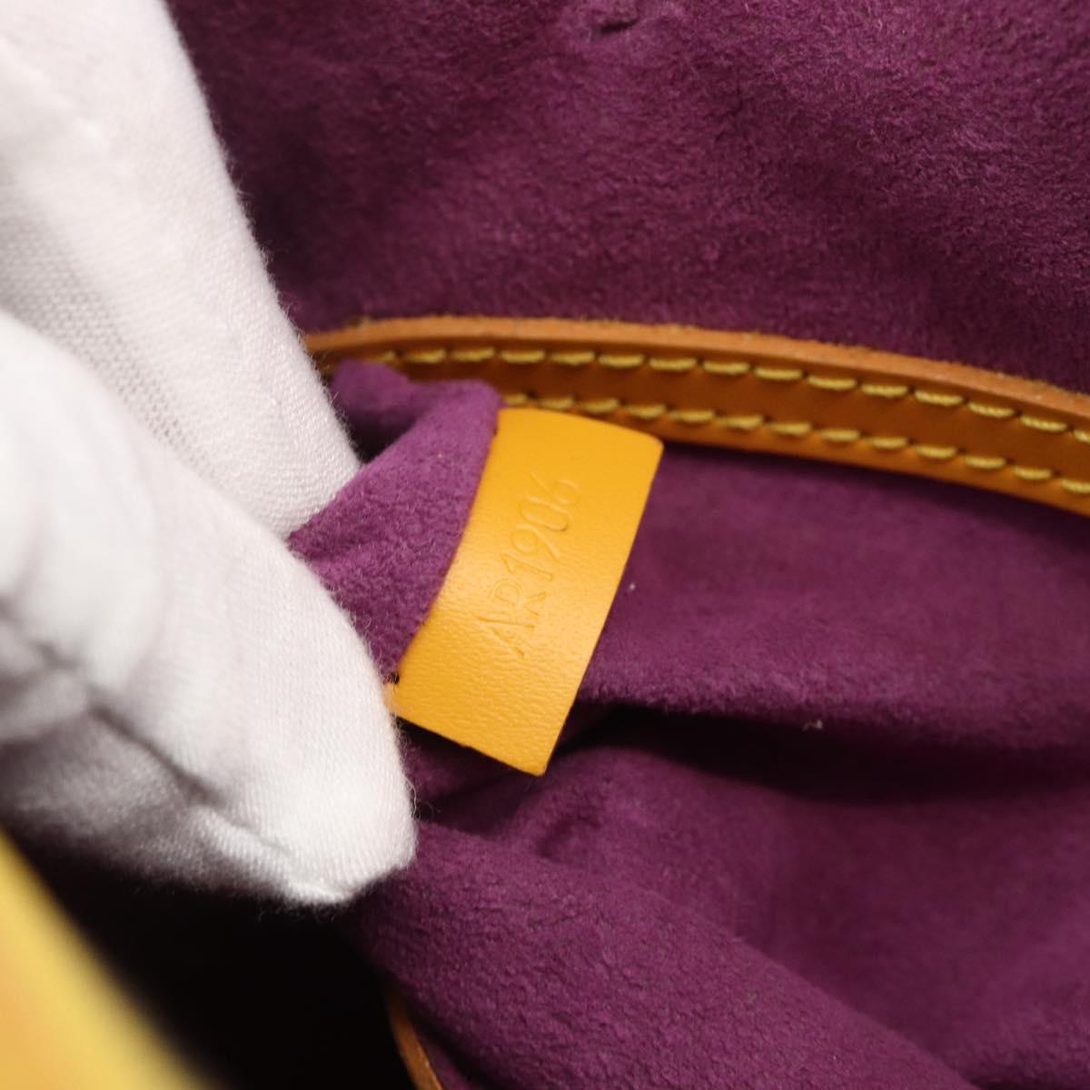 LOUIS VUITTON Epi Alma Hand Bag Yellow M52149 LV Auth ARZ222A