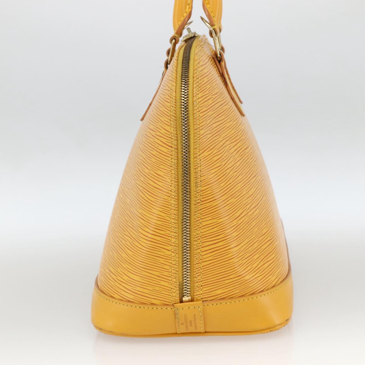 LOUIS VUITTON Epi Alma Hand Bag Yellow M52149 LV Auth ARZ222A