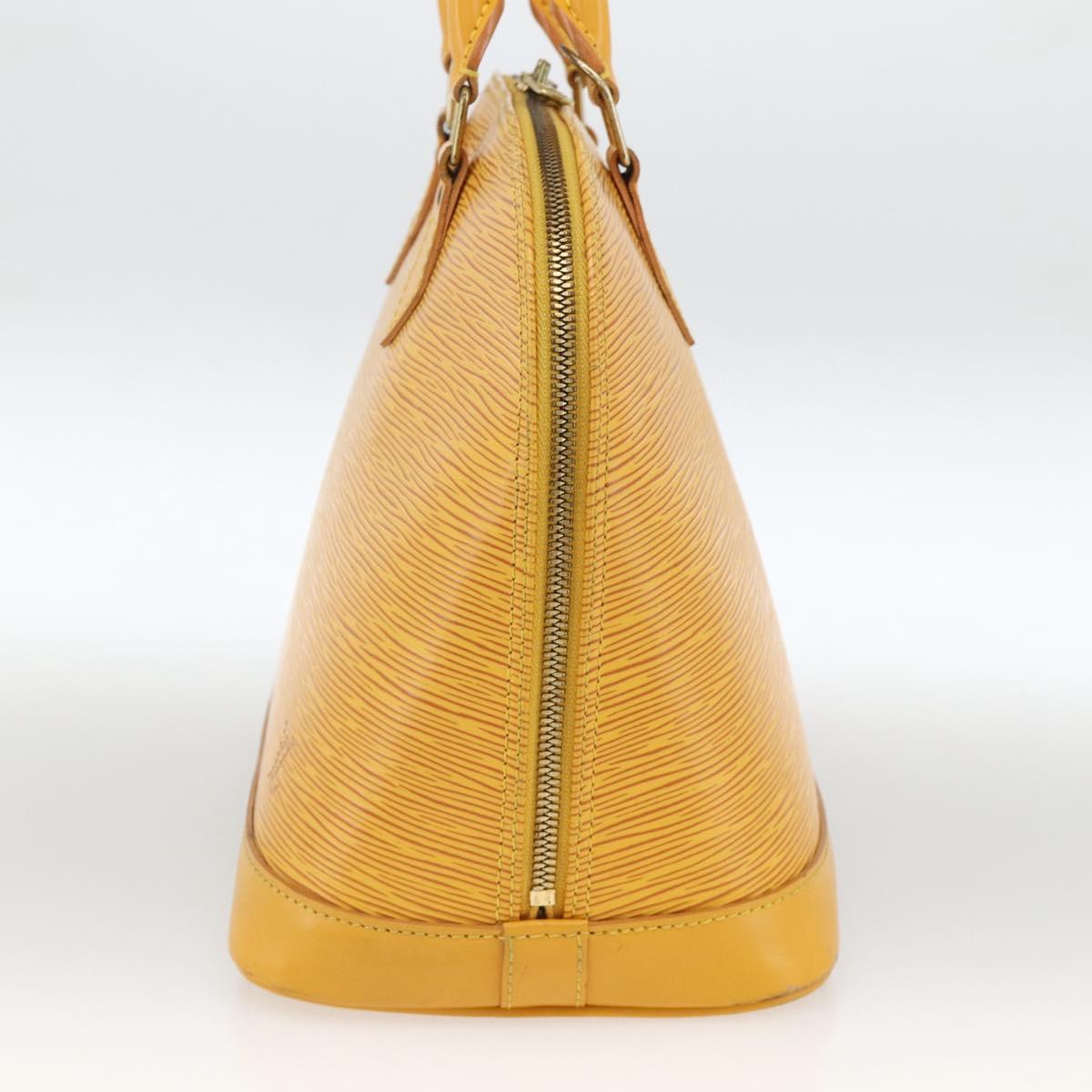 LOUIS VUITTON Epi Alma Hand Bag Yellow M52149 LV Auth ARZ222A