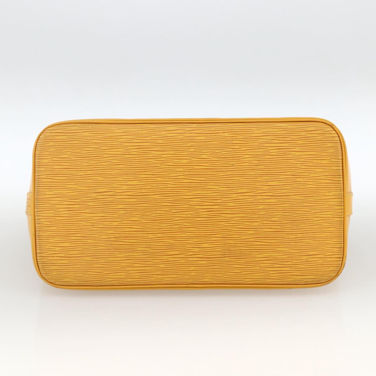 LOUIS VUITTON Epi Alma Hand Bag Yellow M52149 LV Auth ARZ222A