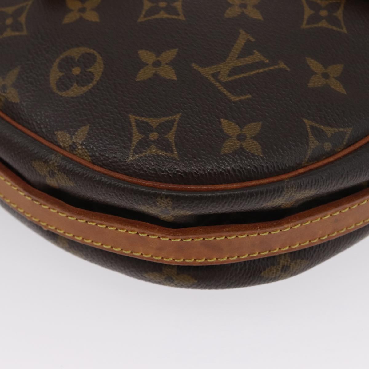 LOUIS VUITTON Monogram Jeune Fille MM Shoulder Bag M51226 LV Auth ARZ237