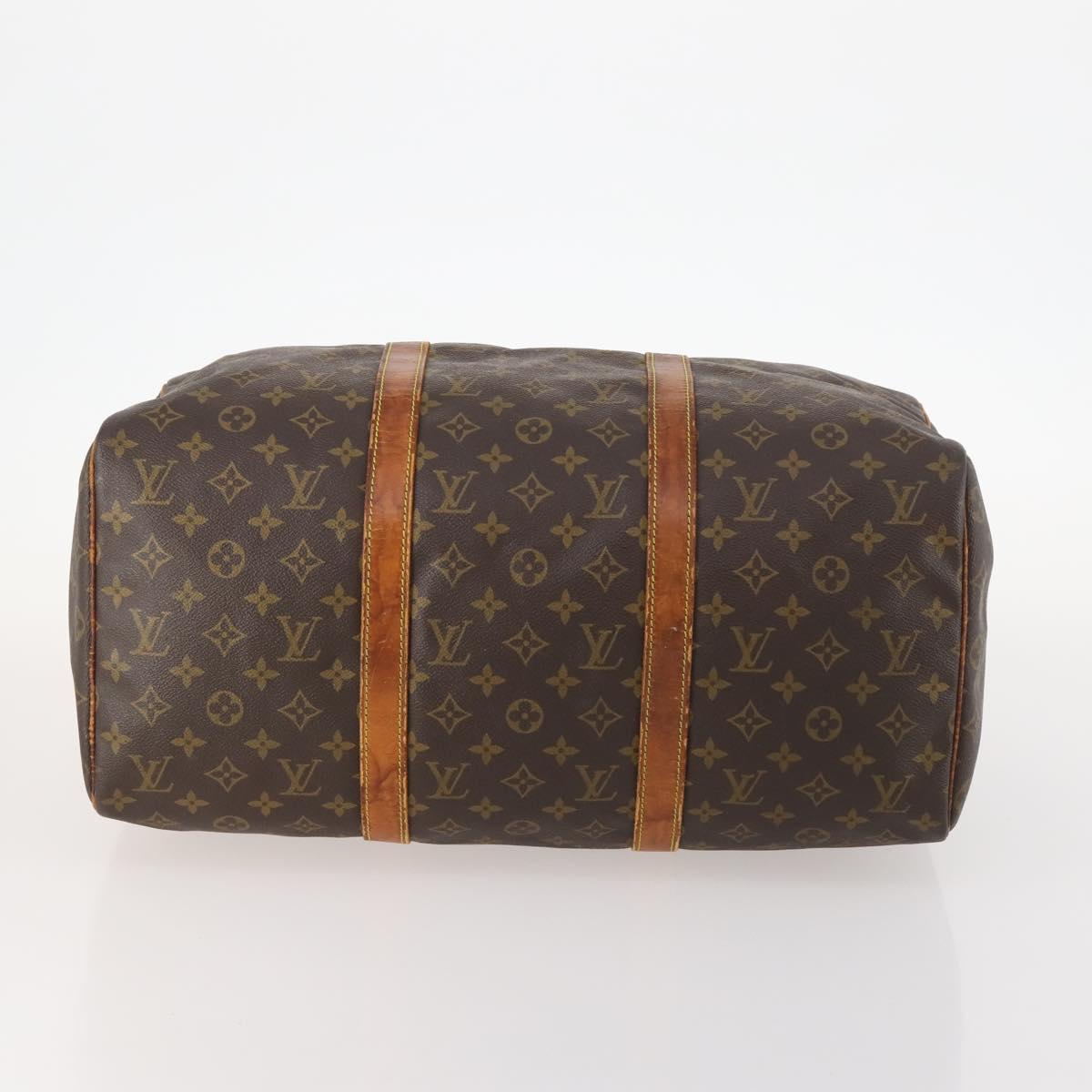 LOUIS VUITTON Monogram Sac Souple 45 Boston Bag M41624 LV Auth ARZ247