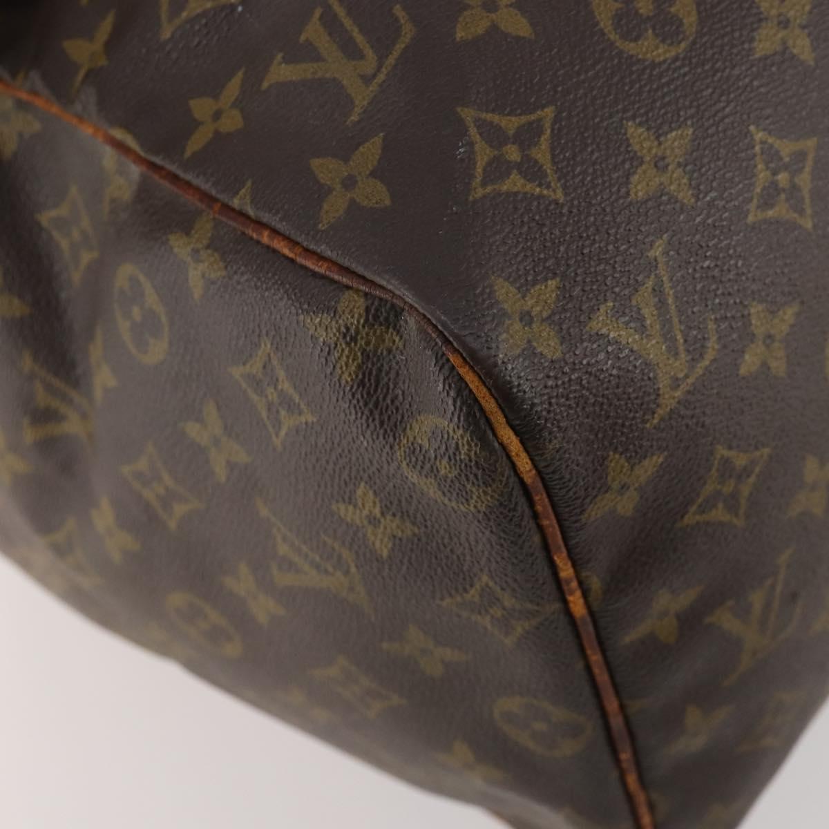 LOUIS VUITTON Monogram Sac Souple 45 Boston Bag M41624 LV Auth ARZ247