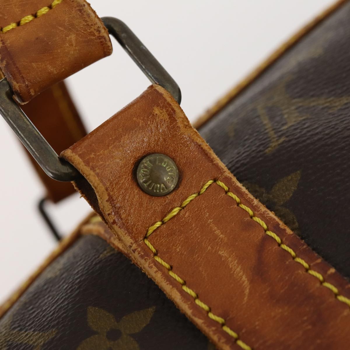 LOUIS VUITTON Monogram Sac Souple 45 Boston Bag M41624 LV Auth ARZ247