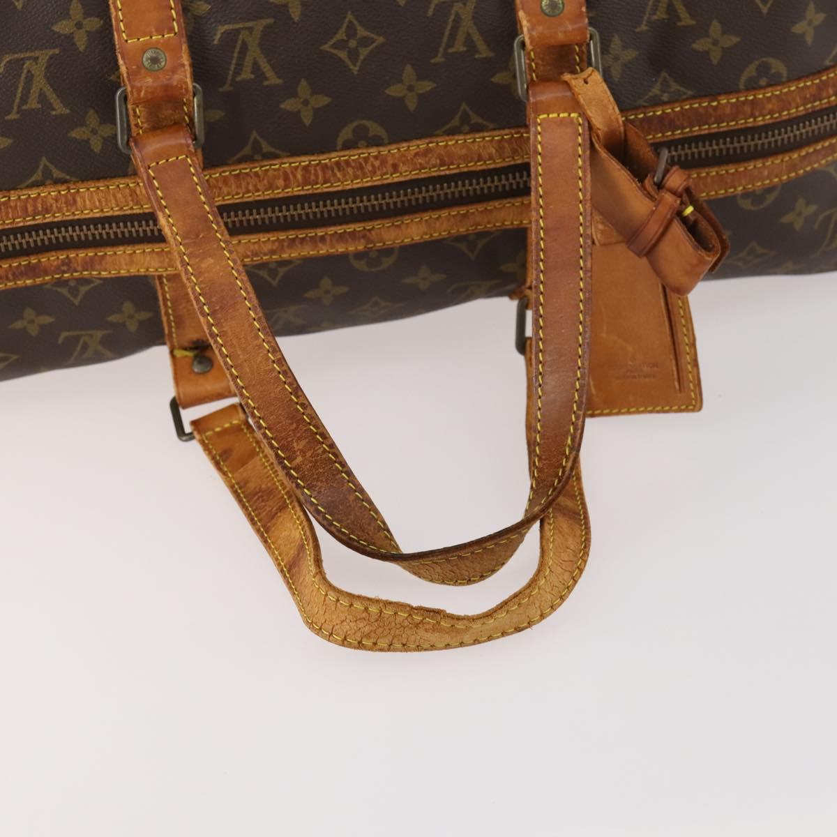 LOUIS VUITTON Monogram Sac Souple 45 Boston Bag M41624 LV Auth ARZ247