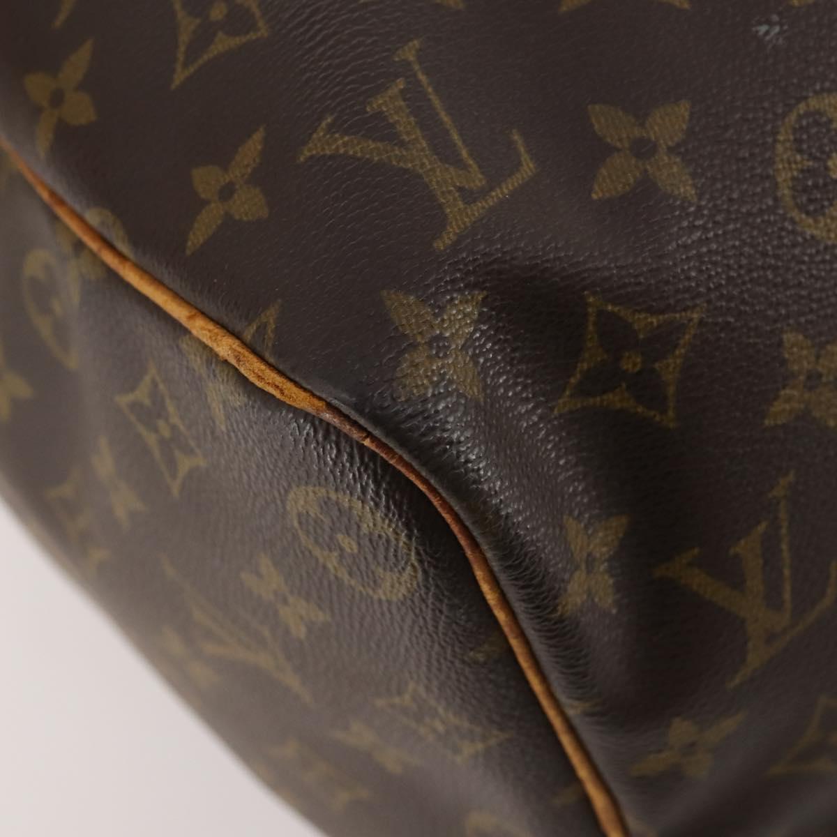 LOUIS VUITTON Monogram Keepall 45 Boston Bag M41428 LV Auth ARZ250