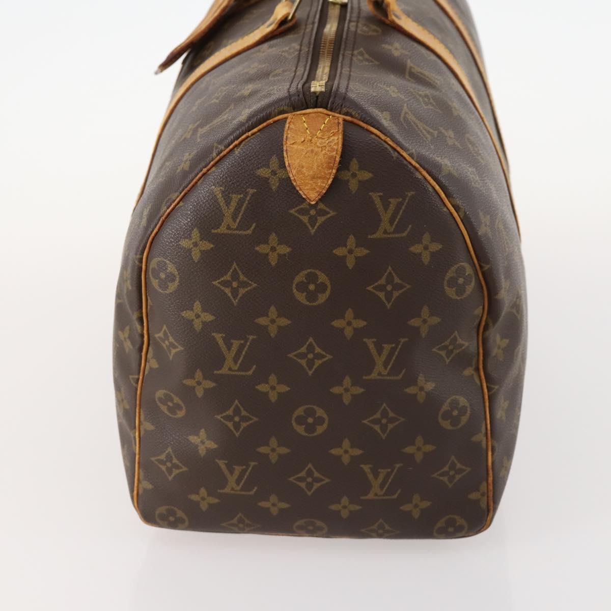 LOUIS VUITTON Monogram Keepall 45 Boston Bag M41428 LV Auth ARZ250