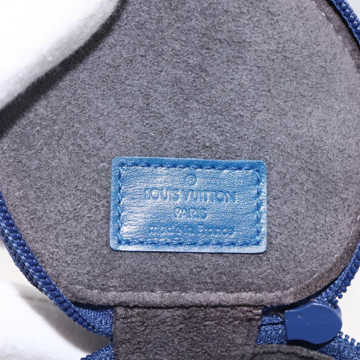 LOUIS VUITTON Epi Ecrin Bijou 8 Jewelry Box Blue M48215 LV Auth ARZ259