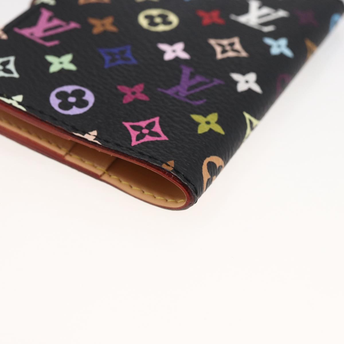 LOUIS VUITTON Multicolor Carnet de Val Mini Agenda Day Black M92652 Auth ARZ264V
