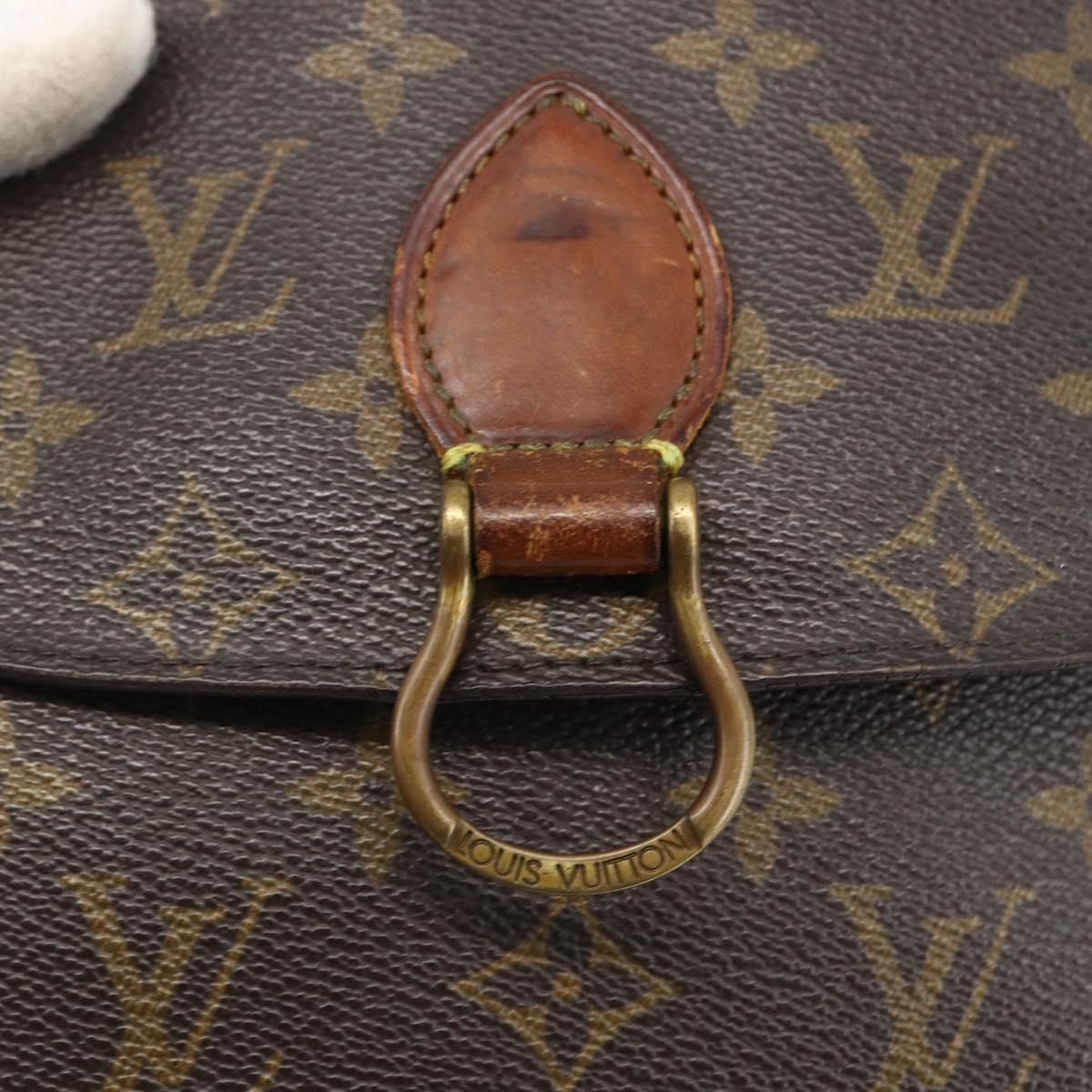 LOUIS VUITTON Monogram Saint Cloud MM Shoulder Bag M51243 LV Auth ARZ277