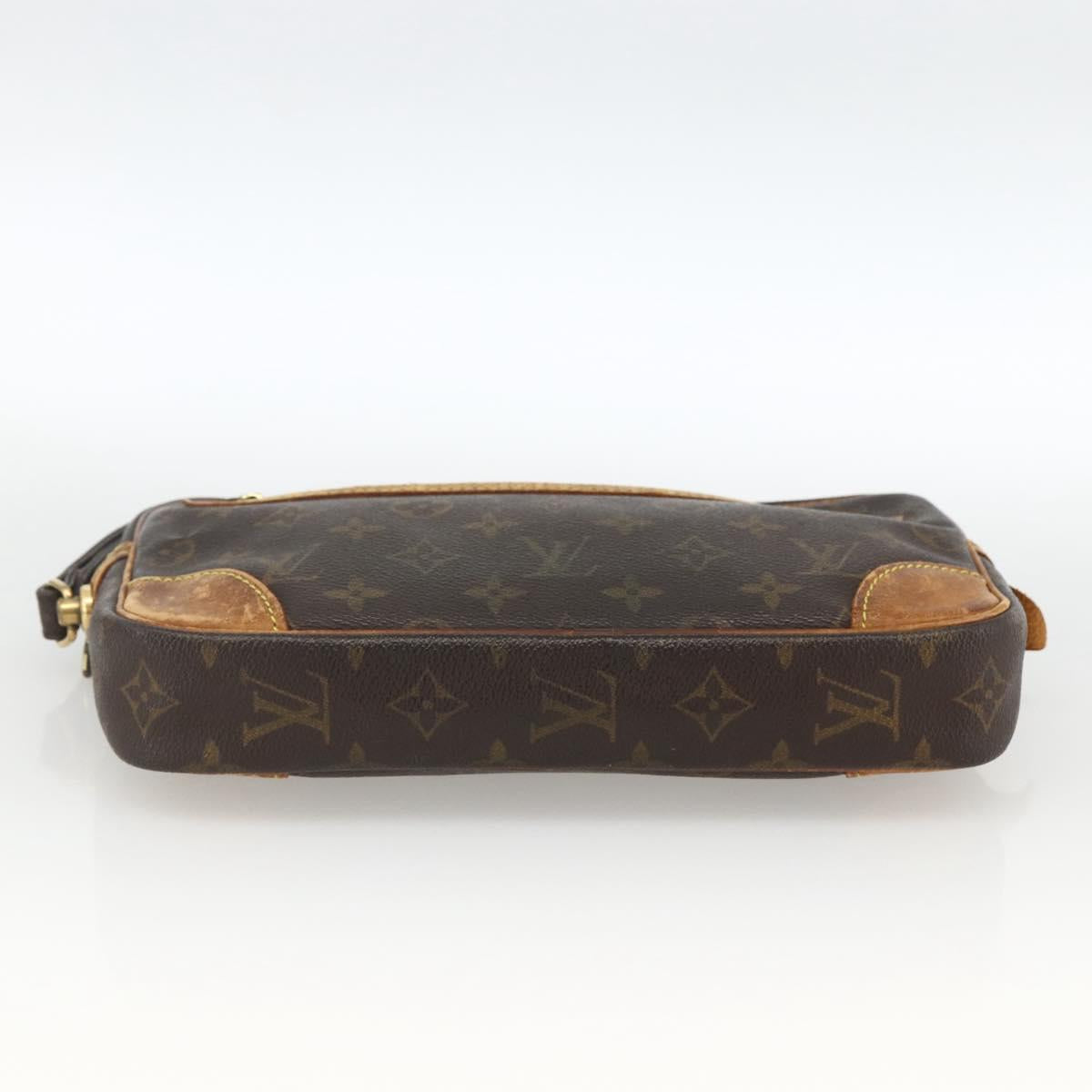 LOUIS VUITTON Monogram Marly Dragonne GM Clutch Bag M51825 LV Auth ARZ278