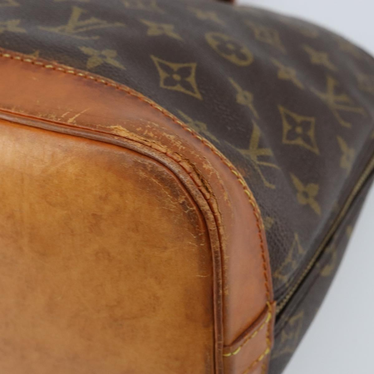 LOUIS VUITTON Monogram Alma GM Hand Bag M53150 LV Auth ARZ284