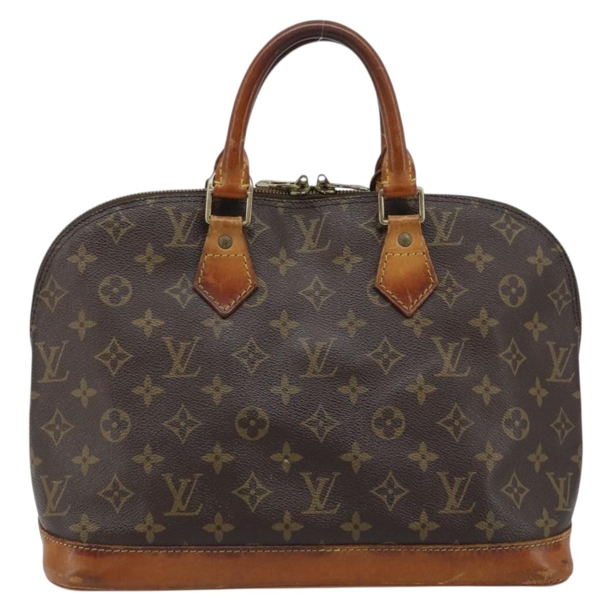 LOUIS VUITTON Monogram Alma GM Hand Bag M53150 LV Auth ARZ284