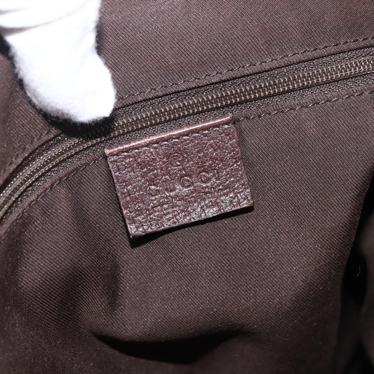 GUCCI GG Canvas Abbey Shoulder Bag Beige Gold 131326 Auth ARZ287