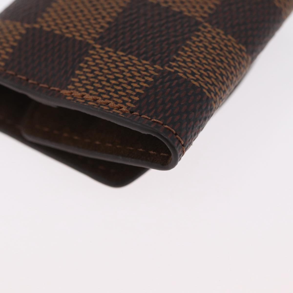 LOUIS VUITTON Damier Ebene Bouton de Manchette Senior Tulle M65737 Auth ARZ304