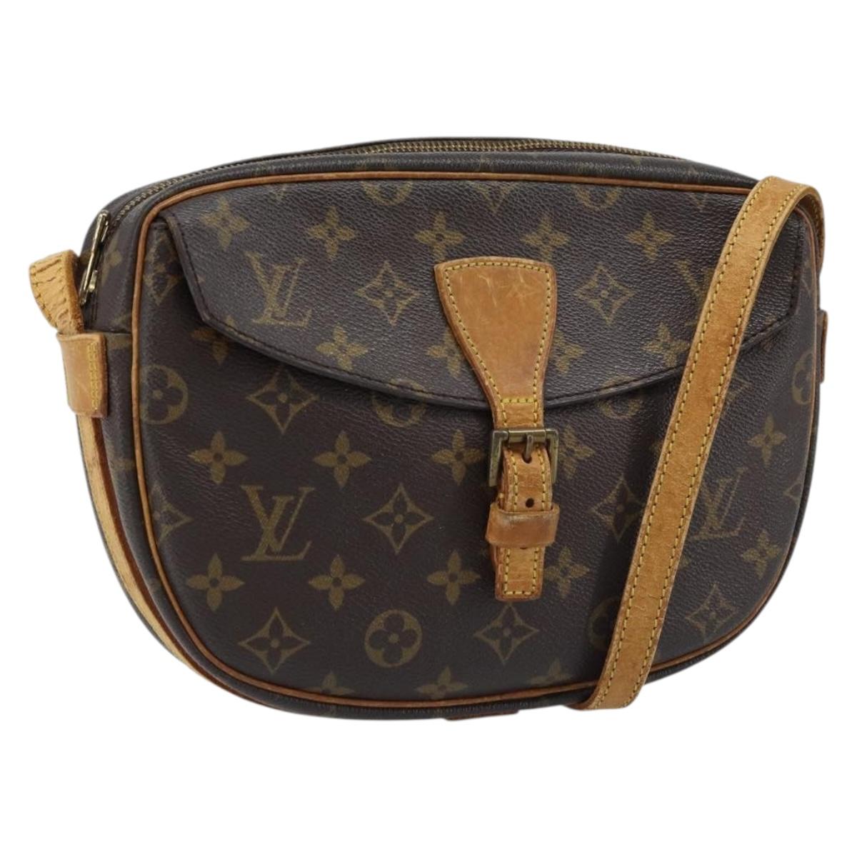 LOUIS VUITTON Monogram Jeune Fille MM Shoulder Bag M51226 LV Auth ARZ325