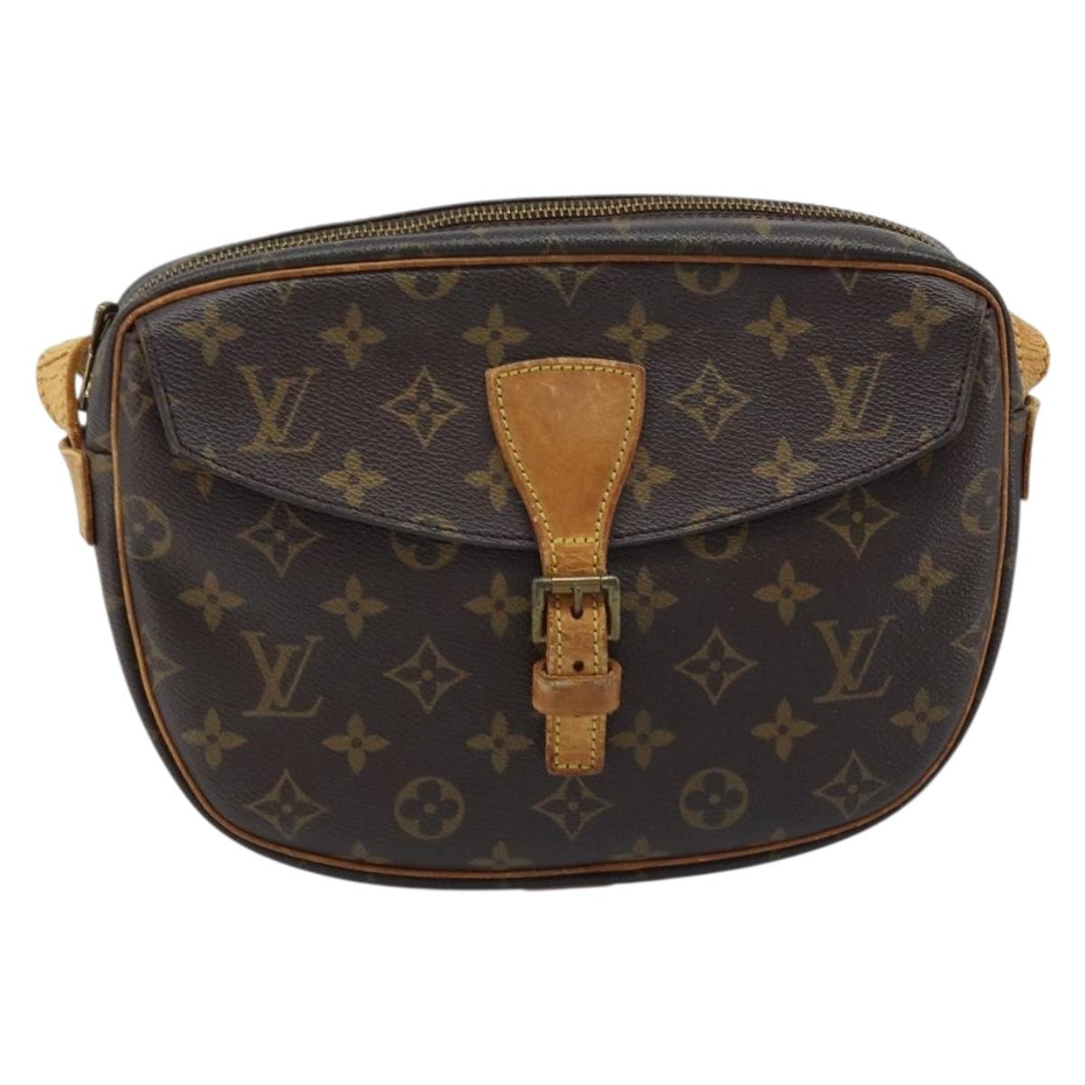 LOUIS VUITTON Monogram Jeune Fille MM Shoulder Bag M51226 LV Auth ARZ325