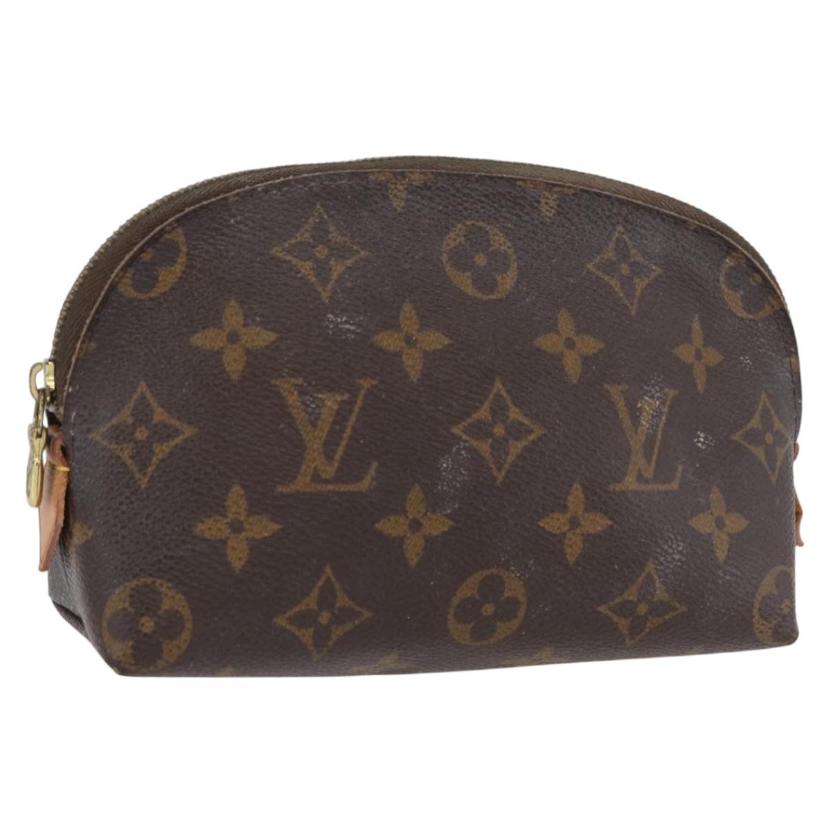 LOUIS VUITTON Monogram Pochette Cosmetic PM Pouch M43998 LV Auth ARZ331