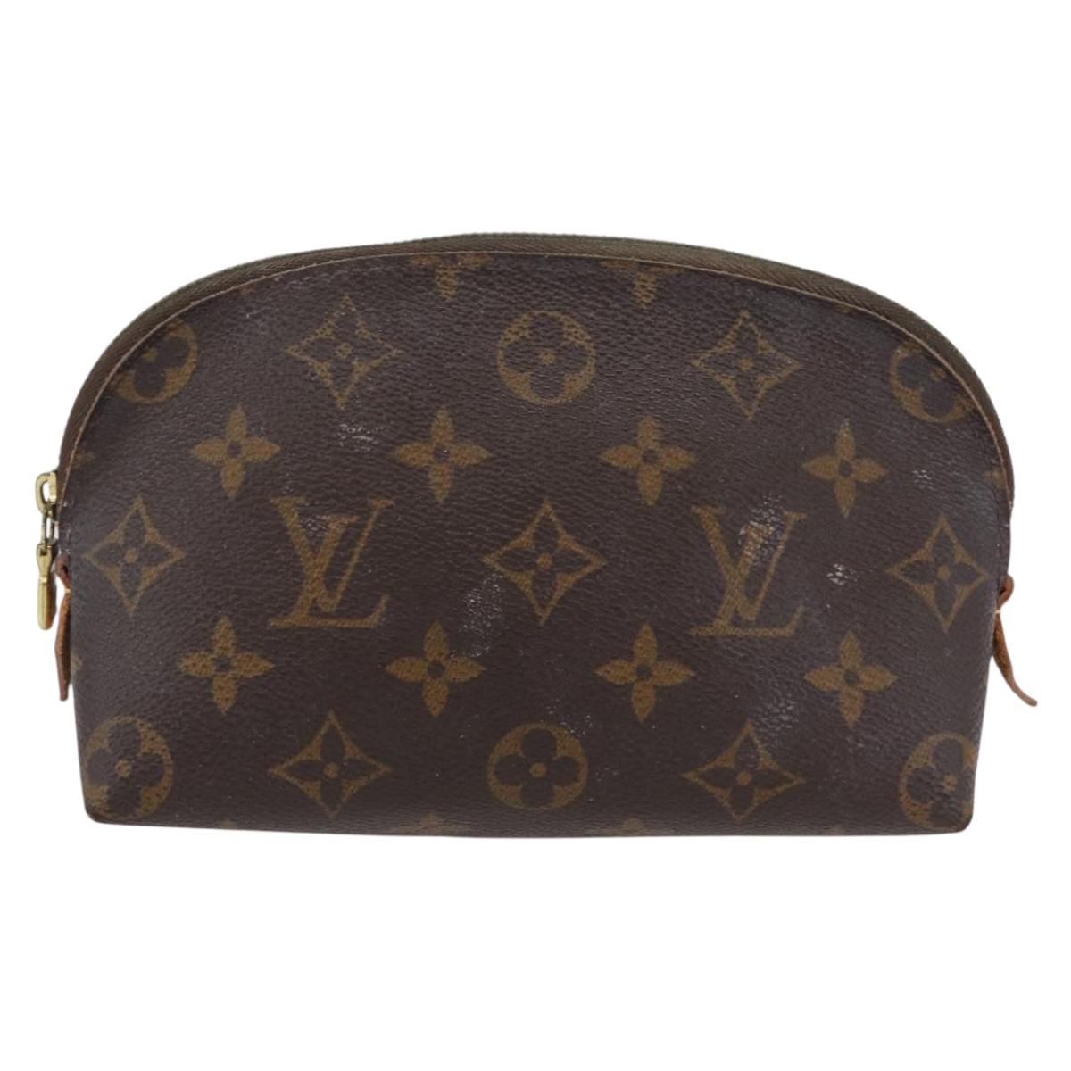 LOUIS VUITTON Monogram Pochette Cosmetic PM Pouch M43998 LV Auth ARZ331
