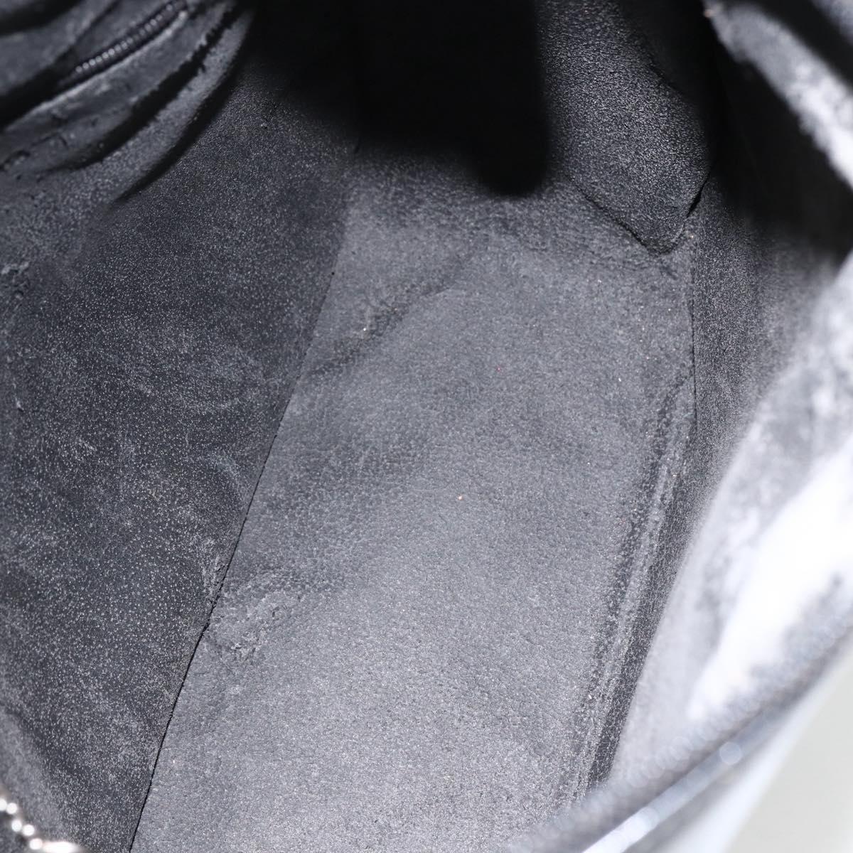 GUCCI Shoulder Bag Patent leather Black 001 3754 1703 Auth ARZ352