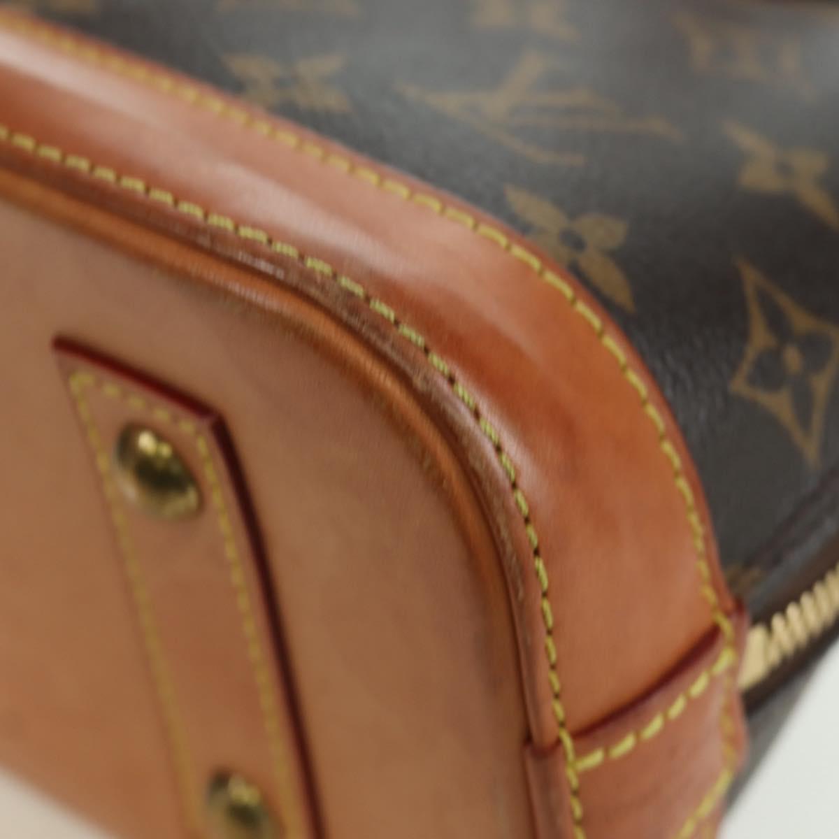 LOUIS VUITTON Monogram Alma BB Hand Bag 2way M53152 LV Auth ARZ387A