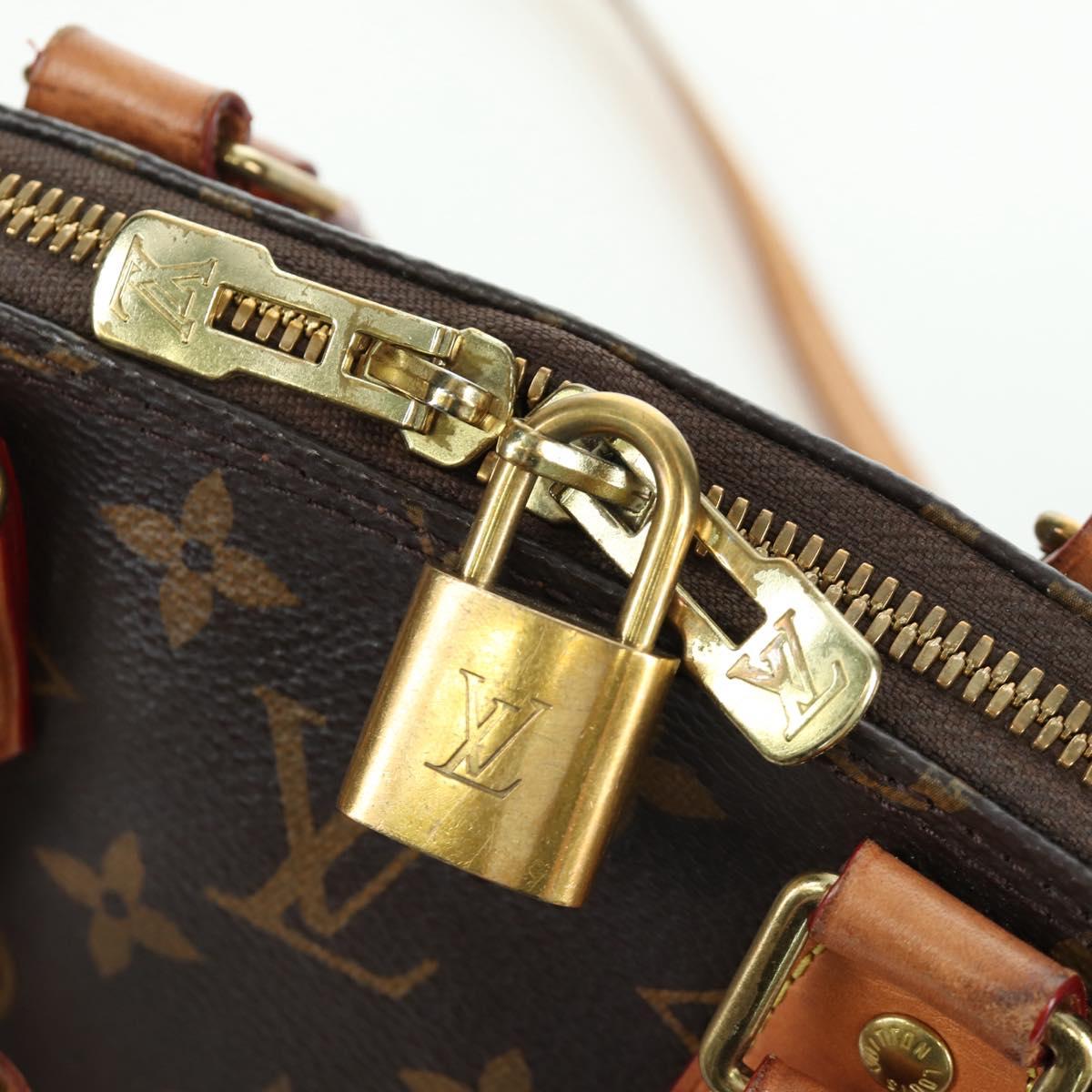 LOUIS VUITTON Monogram Alma BB Hand Bag 2way M53152 LV Auth ARZ387A