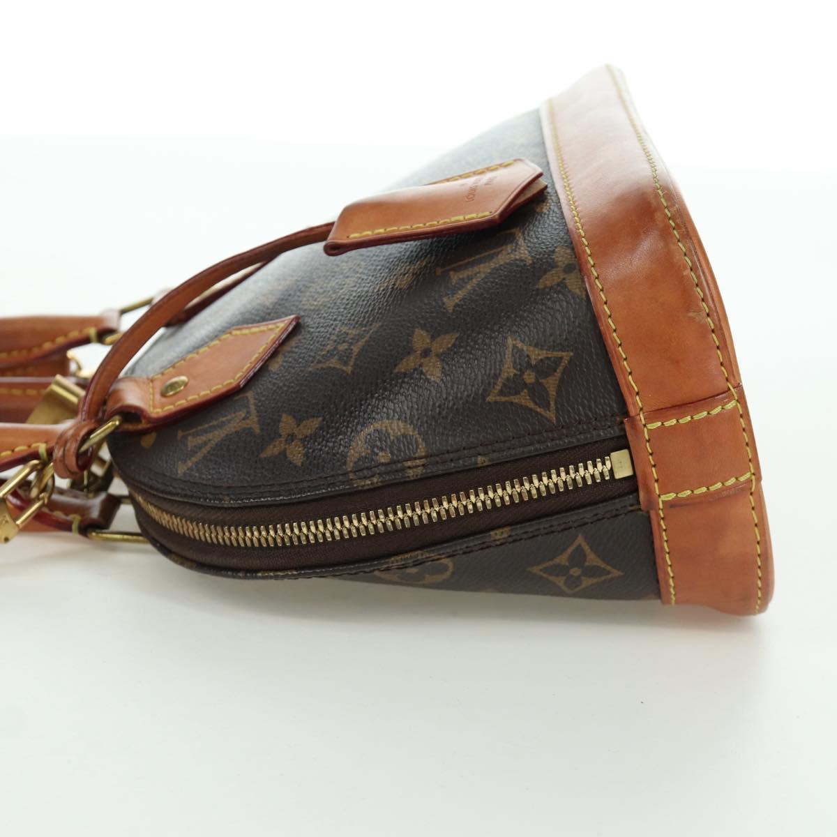 LOUIS VUITTON Monogram Alma BB Hand Bag 2way M53152 LV Auth ARZ387A