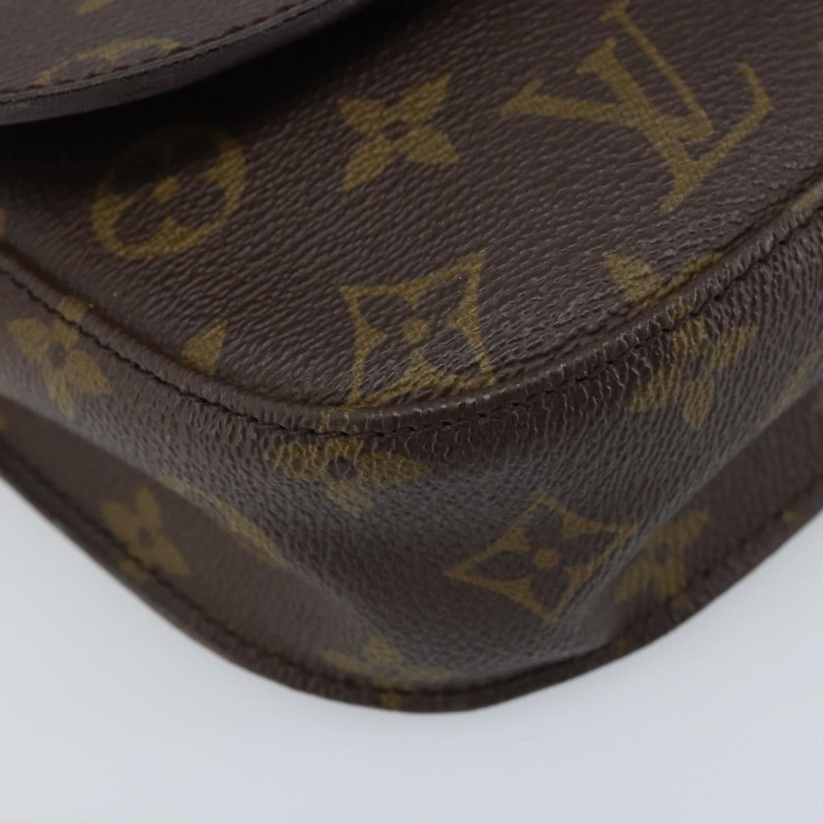LOUIS VUITTON Monogram Saint Cloud MM Shoulder Bag M51243 LV Auth ARZ401