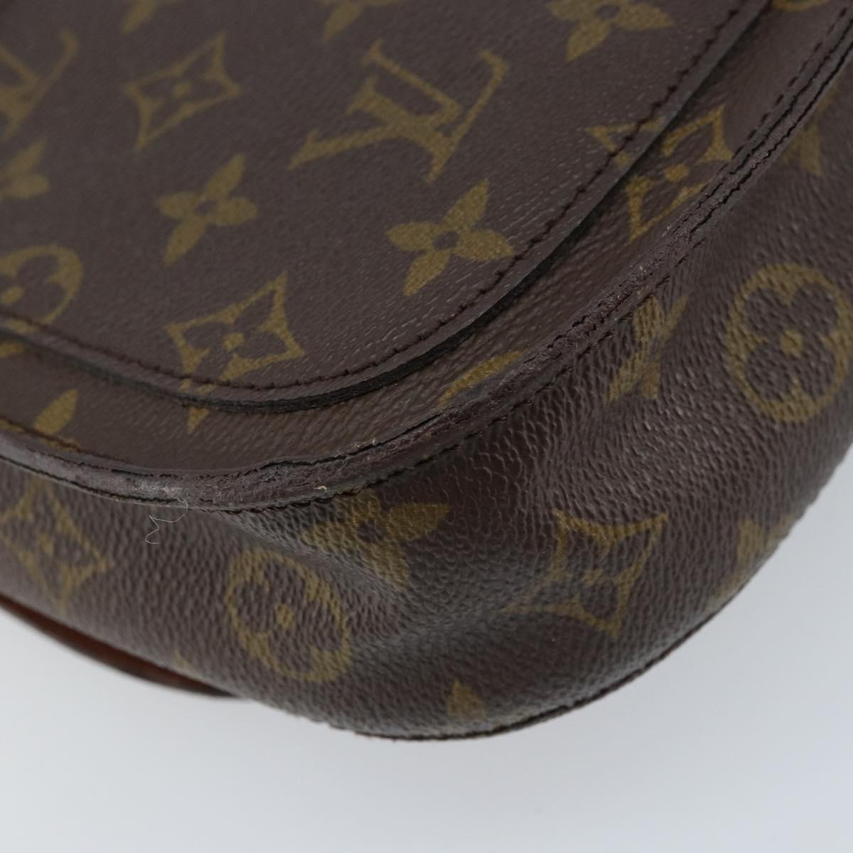 LOUIS VUITTON Monogram Saint Cloud MM Shoulder Bag M51243 LV Auth ARZ401