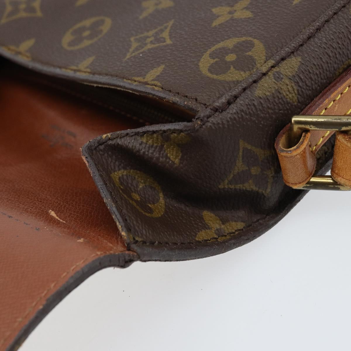 LOUIS VUITTON Monogram Saint Cloud MM Shoulder Bag M51243 LV Auth ARZ401
