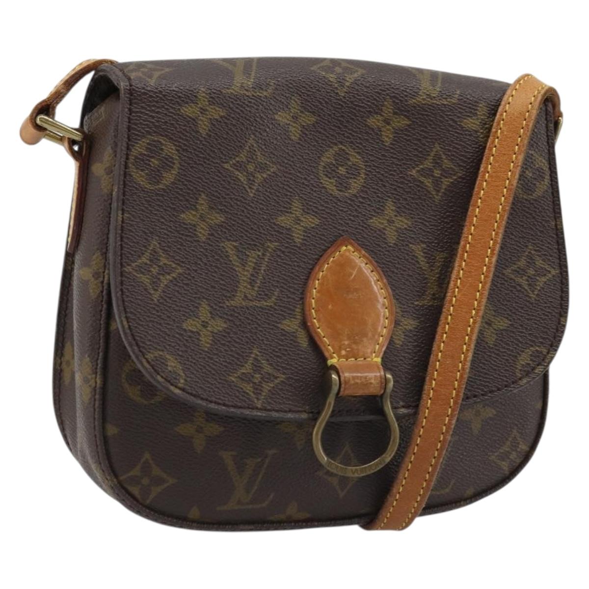 LOUIS VUITTON Monogram Saint Cloud MM Shoulder Bag M51243 LV Auth ARZ401