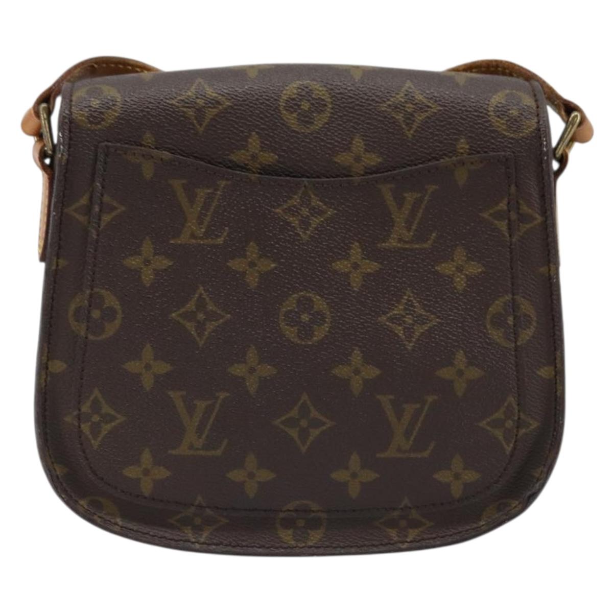 LOUIS VUITTON Monogram Saint Cloud MM Shoulder Bag M51243 LV Auth ARZ401