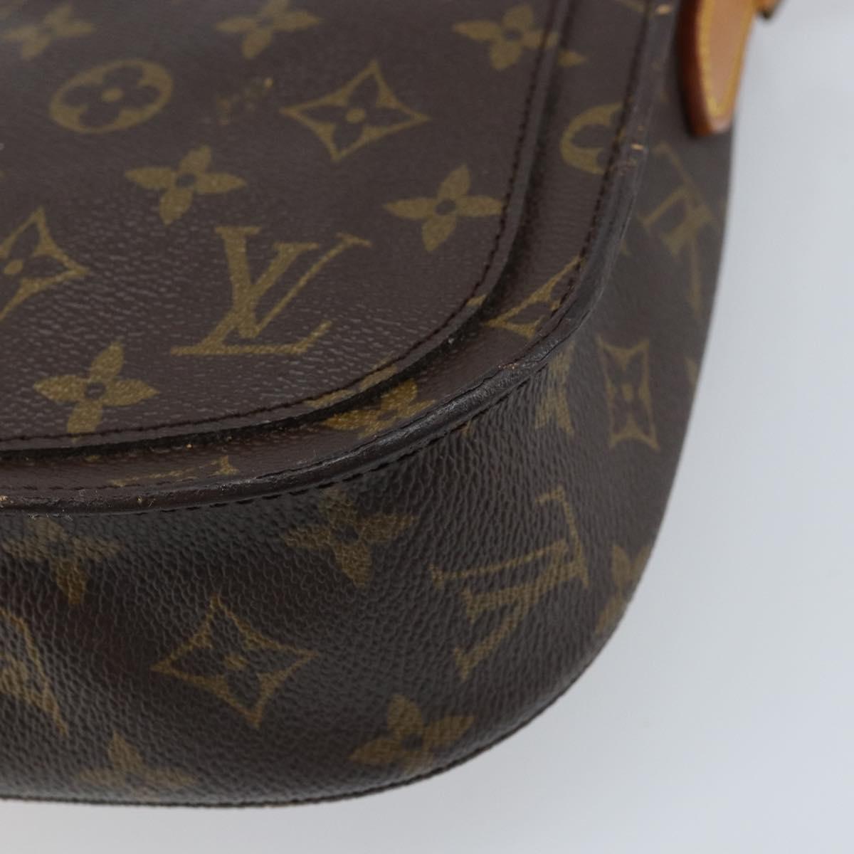 LOUIS VUITTON Monogram Saint Cloud GM Shoulder Bag M51242 LV Auth ARZ403
