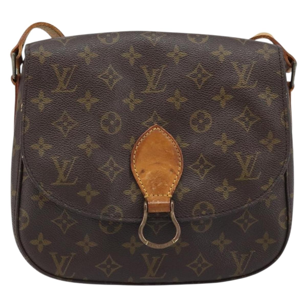 LOUIS VUITTON Monogram Saint Cloud GM Shoulder Bag M51242 LV Auth ARZ403
