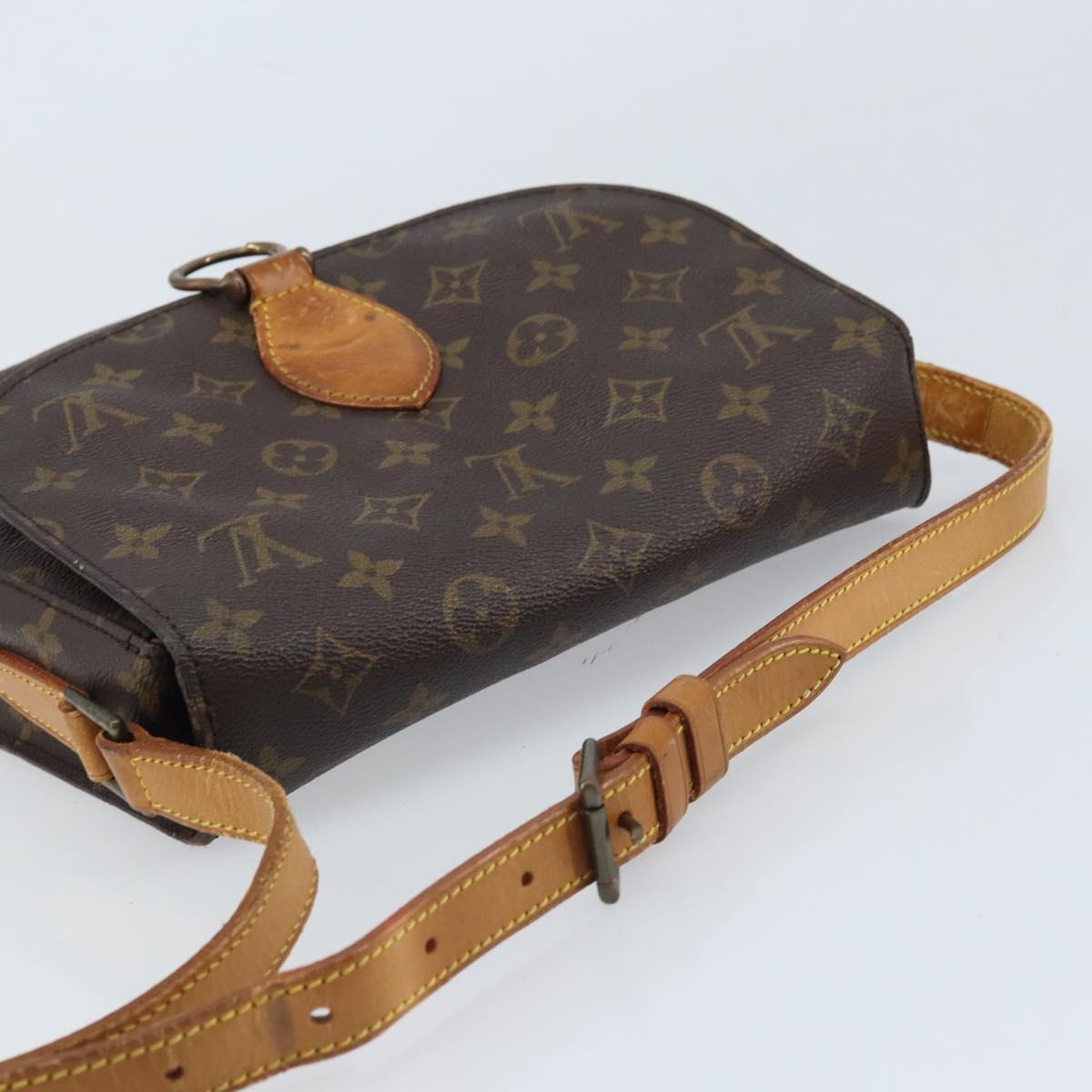 LOUIS VUITTON Monogram Saint Cloud GM Shoulder Bag M51242 LV Auth ARZ403