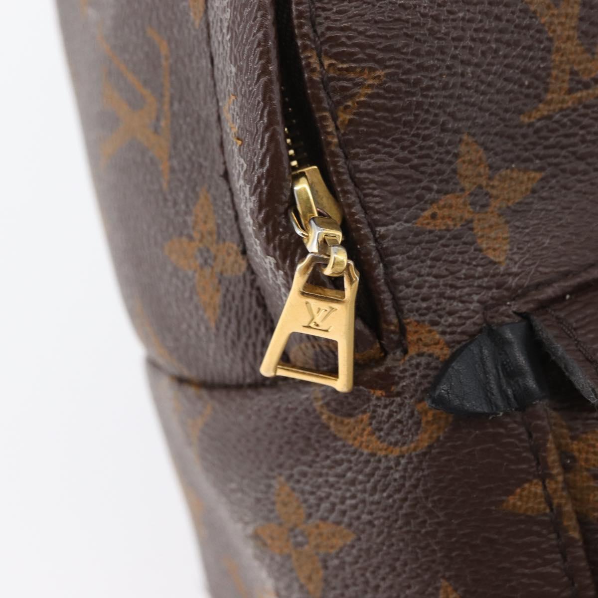 LOUIS VUITTON Monogram Palm Springs MINI Backpack M44873 LV Auth ARZ405