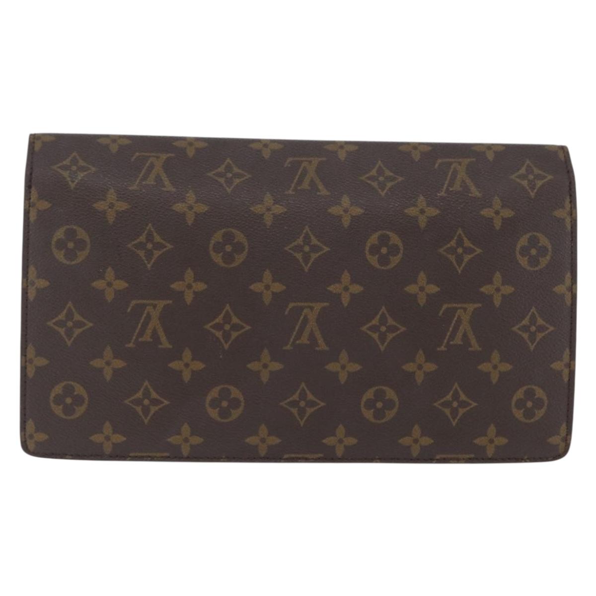 LOUIS VUITTON Monogram Chaillot Clutch Bag M51786 LV Auth ARZ406