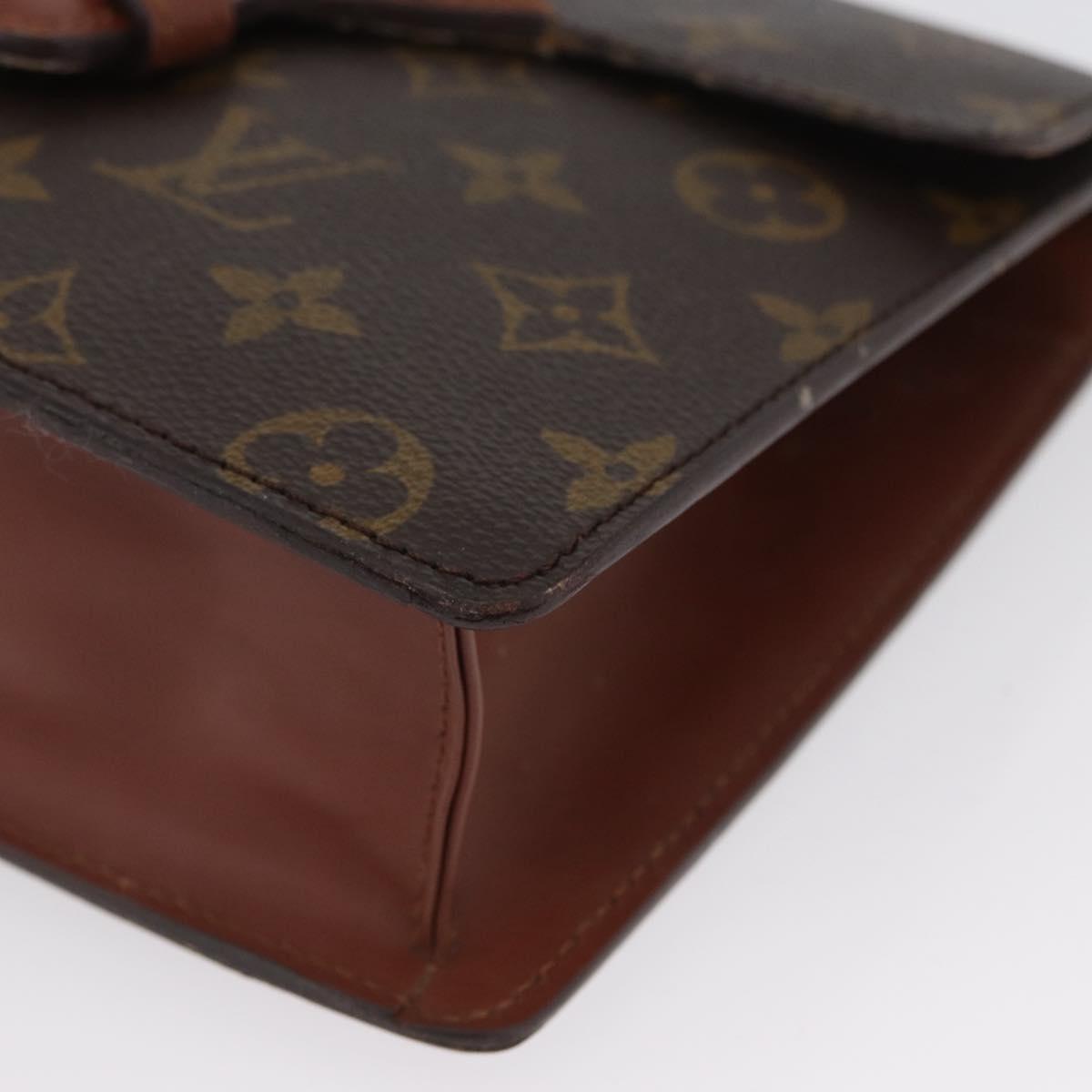 LOUIS VUITTON Monogram Chaillot Clutch Bag M51786 LV Auth ARZ406