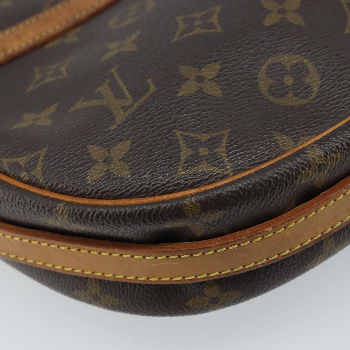 LOUIS VUITTON Monogram Jeune Fille MM Shoulder Bag M51226 LV Auth ARZ408