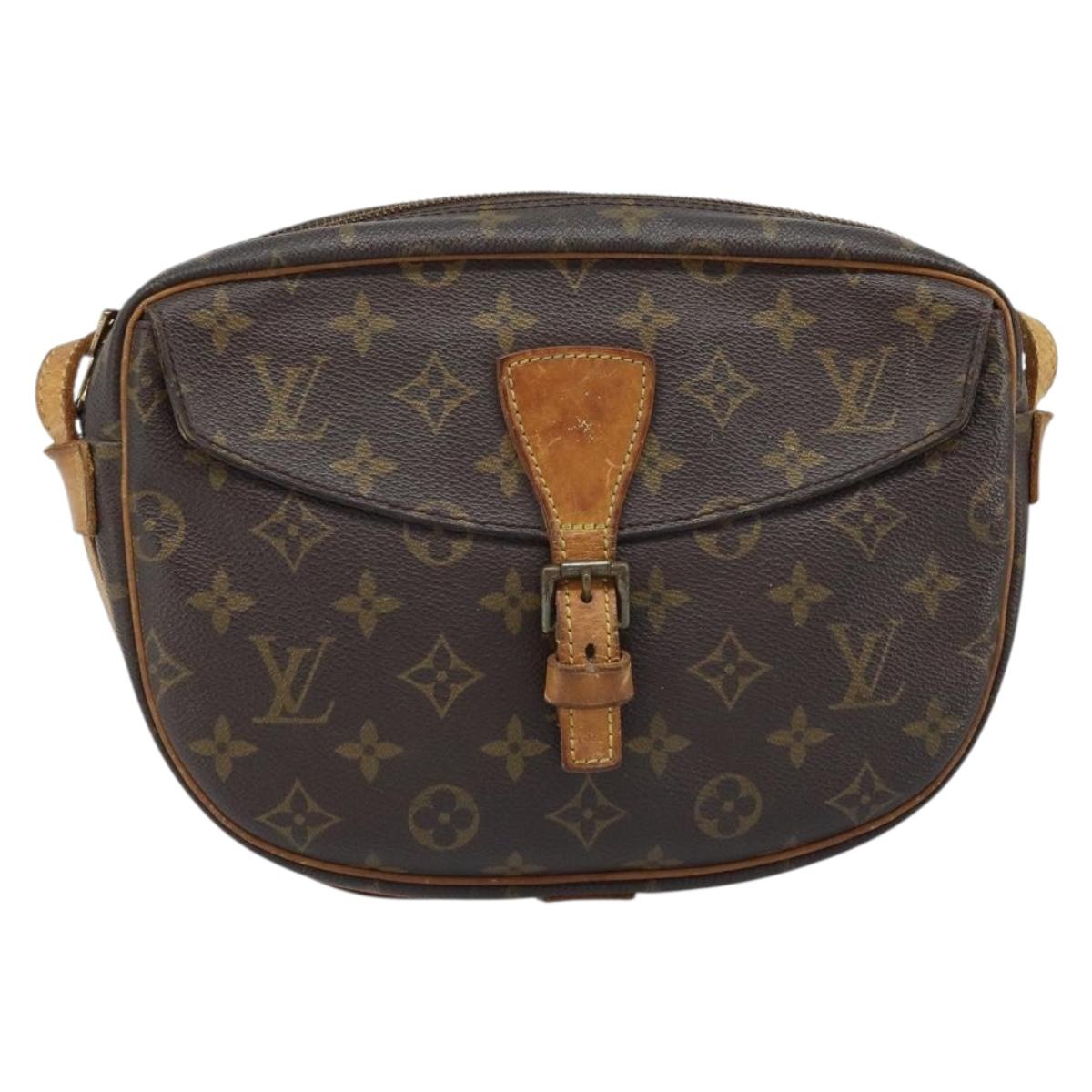 LOUIS VUITTON Monogram Jeune Fille MM Shoulder Bag M51226 LV Auth ARZ408
