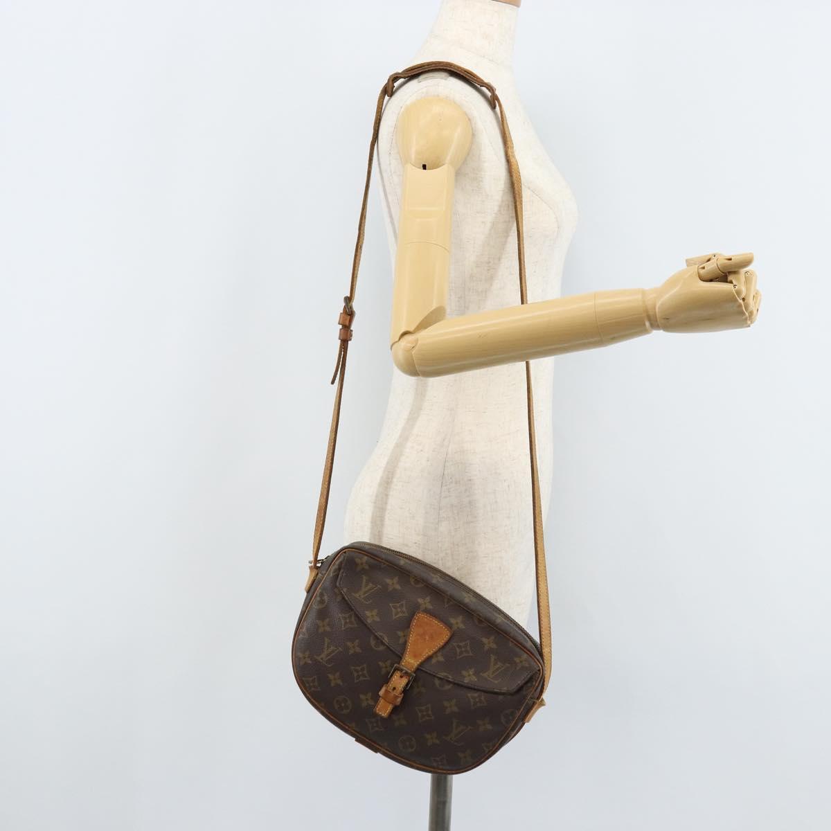 LOUIS VUITTON Monogram Jeune Fille MM Shoulder Bag M51226 LV Auth ARZ408
