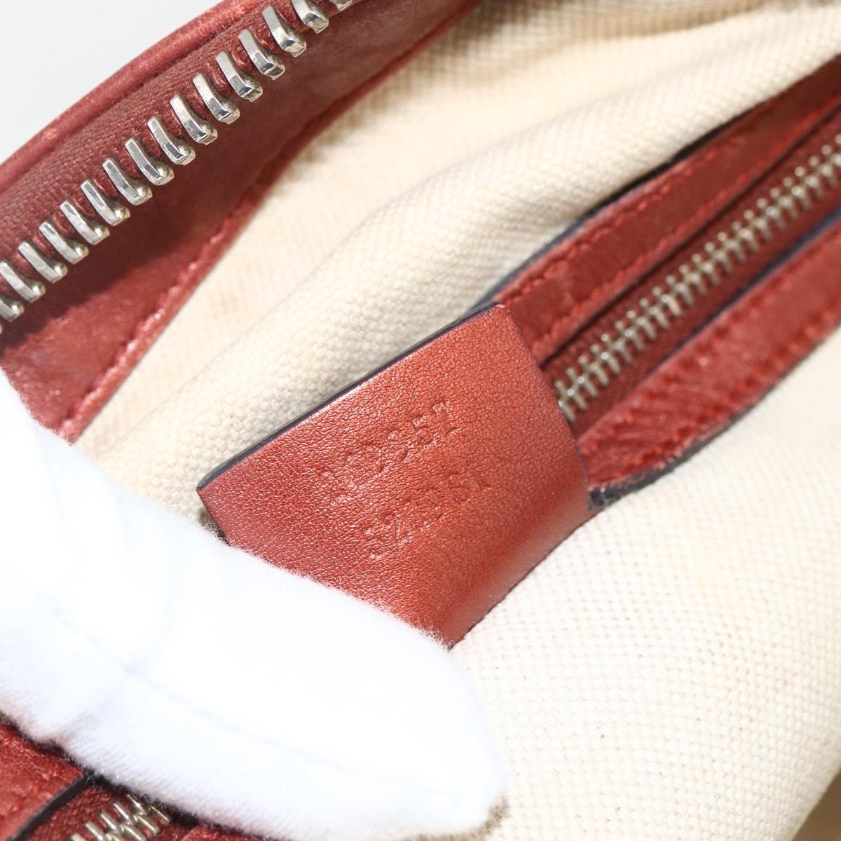 GUCCI GG Canvas Hand Bag 2way Beige Gold 269957 Auth ARZ432