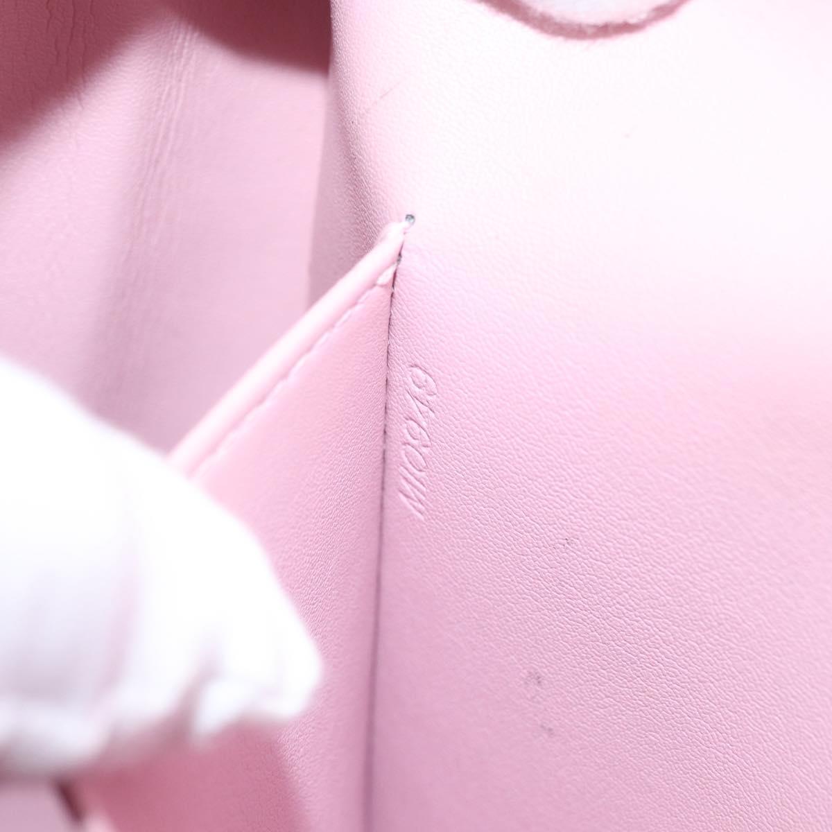 LOUIS VUITTON Vernis Thompson Street Bag Marshmallow Pink M91070 Auth ARZ440