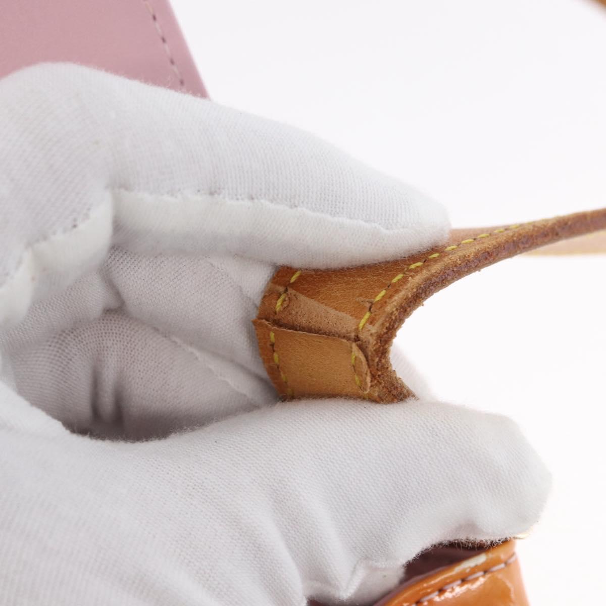 LOUIS VUITTON Vernis Thompson Street Bag Marshmallow Pink M91070 Auth ARZ440