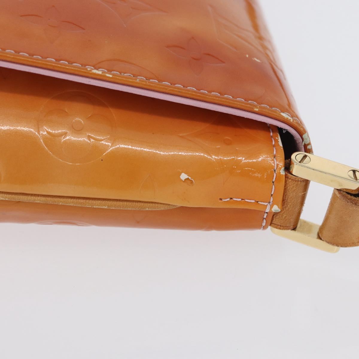 LOUIS VUITTON Vernis Thompson Street Bag Marshmallow Pink M91070 Auth ARZ440